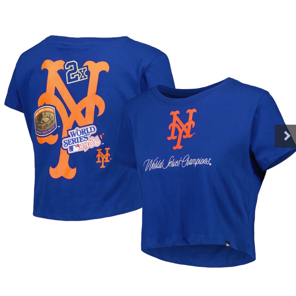 NY Mets Crop Top